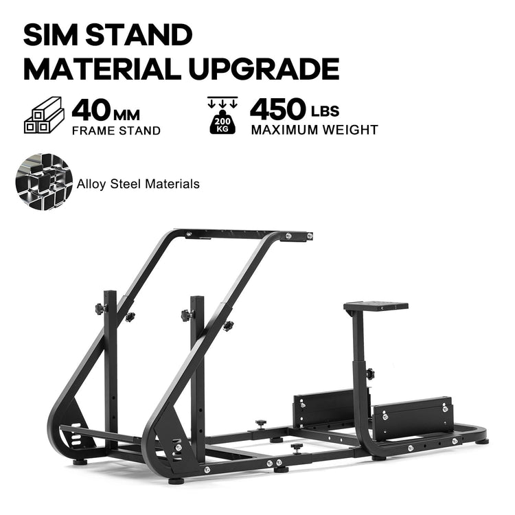 Anman G25 PRO Racing Simulator Cockpit fit for PC,PS4 Racing Wheel Stand for Logitech G27 G29 G920,Fanatec,Thrustmaster T500RS T300RS Race Car Seat, Wheel Shifter Pedals Playseat NOT Included