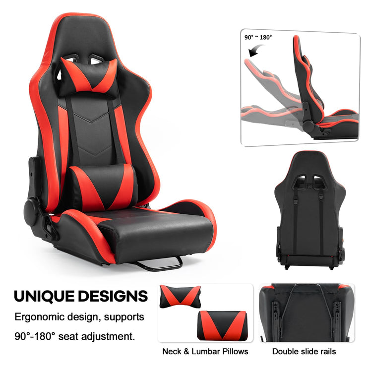 Anman Driving Simulator Cockpit with Triple Monitor Mount and Seat Fits for Logitech/Thrustmaster/Fanatec/Moza G29 G920 G923 CSL-DD T248 Racing Sim Cockpit Without Steering Wheel, Pedals and Shifter
