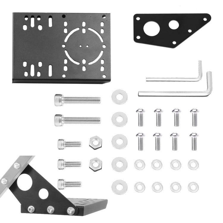 Anman Racing Steering Wheel Cockpit Upgraded Professional Shifter with Larger Layout Space, Accommodates Both Mouse and Handbrake, Adapts to Most Handbrakes
