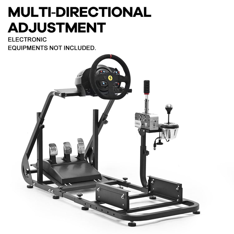 Anman G25 PRO Racing Simulator Cockpit fit for PC,PS4 Racing Wheel Stand for Logitech G27 G29 G920,Fanatec,Thrustmaster T500RS T300RS Race Car Seat, Wheel Shifter Pedals Playseat NOT Included