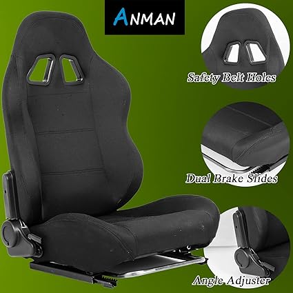 Anman Racing Simulator Game Seats Include Standard seat Double Lock Sliding Module