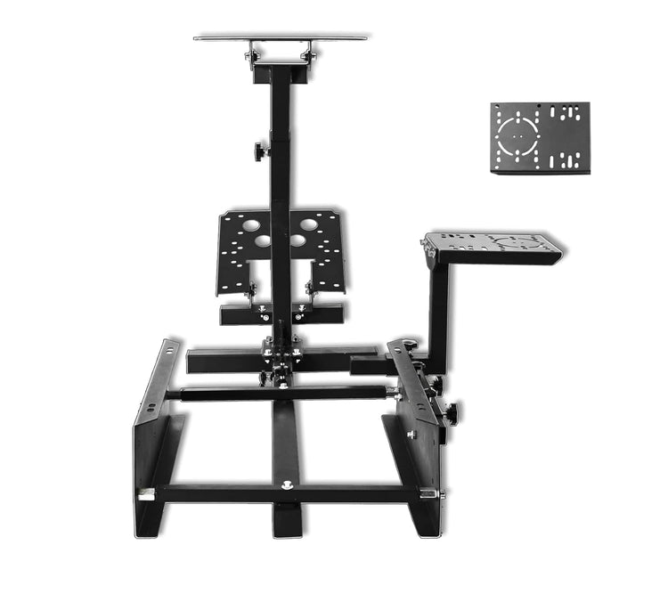 Anman Streamlined Racing Sim Simulator Cockpit fit for Logitech/Thrustmaster/Fanatec g25, g27,g923,g27,T80,T248x,T300RS,TX|Adjustable Pro Gearshift Lever Wheel Stand,Seat&Electronics Not Included