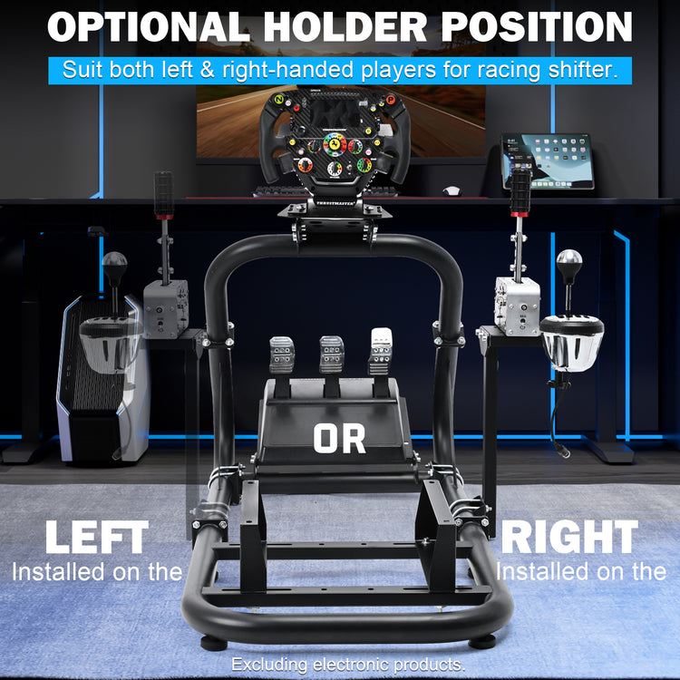 Anman Pro Adjustable Driving Racing Simulator Cockpit, Fit for Logitech G29 G920 G923/Thrustmaster T300RS/Moza R3 R5, Wheel, Pedals, Seat and Monitor Mount Not Included