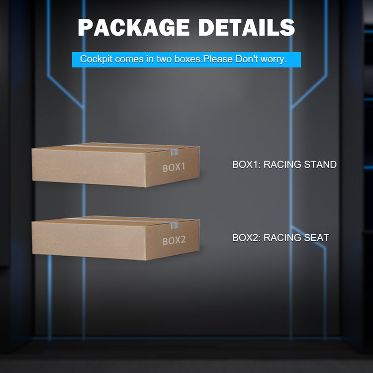 Anman Pro Adjustable Driving Racing Simulator Cockpit with Black Seat, Fit for Logitech G29 G920 G923/Thrustmaster T300RS/Moza R3 R5, Wheel, Pedals and Monitor Mount Not Included