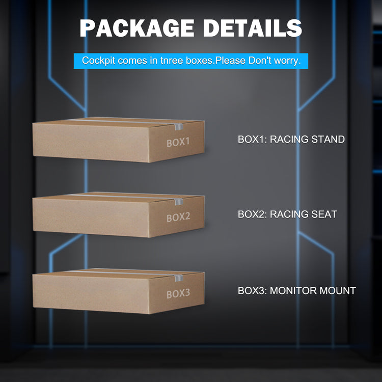 Anman Pro Adjustable Driving Racing Simulator Cockpit with Red Seat and Monitor Mount, Fit for Logitech G29 G920 G923/for Thrustmaster T300RS/for Moza R3 R5, Wheel, Pedals, and Monitor Not Included