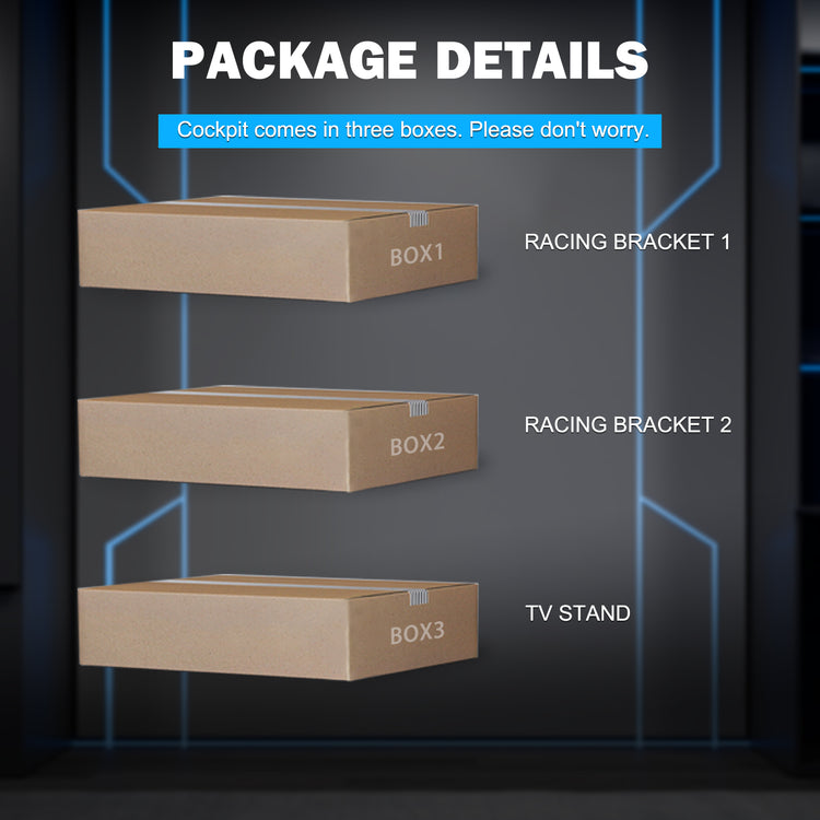 Anman 8040 Aluminum Profile Racing Sim Cockpit with Triple Screen Monitor Stand,F1 Trunk Simulator,Fit for Moza/Logitech/Fanatec/Thrustmaster,Professional-Grade,No Seat,Steering Wheel,Handbrake,Pedals