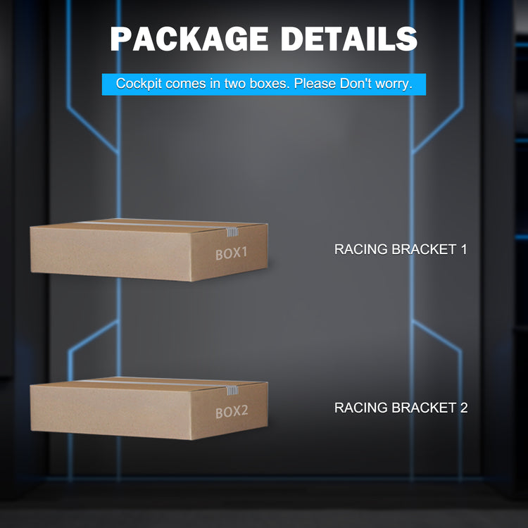 Anman 8040 Aluminum Profile Racing Sim Cockpit F1 Trunk Simulator Fit for Moza/Logitech/Fanatec/Thrustmaster,Professional-Grade,No Seat,Steering Wheel,Handbrake,Pedals