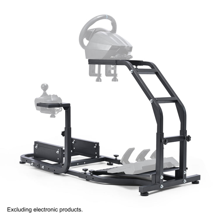 Anman Stand-up Racing Simulator Cockpit FIt for Logitech G29 G920 G923, for Thrustmaster T-GT II T80 T150,for PXN V9 V10 V99, Standing Sim Driving Cockpit, Not Include Wheel Shifter Pedal TV Stand
