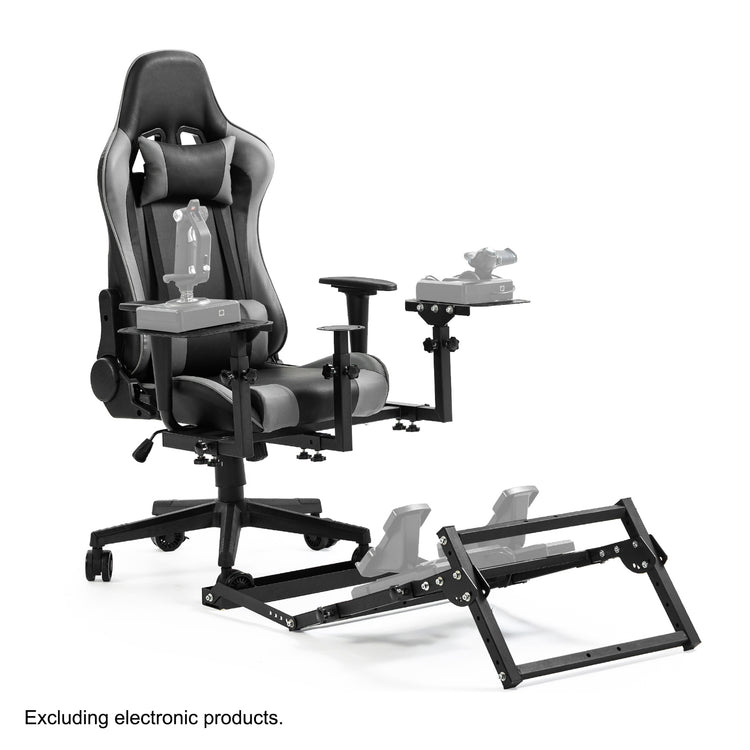 Anman X56 Flight Simulator Cockpit with Pedal Mount Chair Fit for Thrustmaster A10C Hotas Warthog for Logitech X52,Multifunctional Game Chair,Electronics Not Included