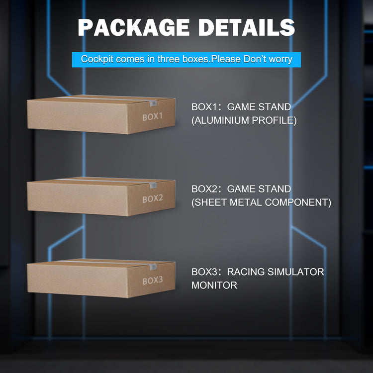 Anman 3060 Profiles Aluminum Racing Sim Cockpit with Monitor Stand ,Fully Adjustable,Compatible with Logitech/Thrustmaster/Fanatec G29/G923 /G920,T248,T300RS GT,Not Include Steering,Wheel,Pedals,Handbrake