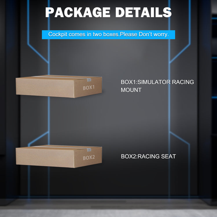 Anman Racing Simulator Cockpit Frame with Black Seat Fits for Logitech G29 G920/Thrustmaster/Fanatec,Adjustable Gaming Wheel Stand,Not Included Wheel, Pedal,Handbrake