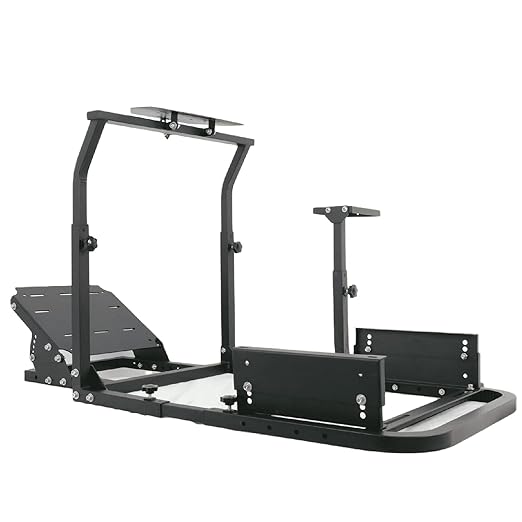 Anman Racing Simulator Cockpit fit for PC/PS4/XBOX ONE Racing Wheel Stand Video Game for Logitech G25 G27 G29 G920 Fanatec Clubsport Thrustmaster T500RS T300RS, Wheel Shifter Pedals NOT Included