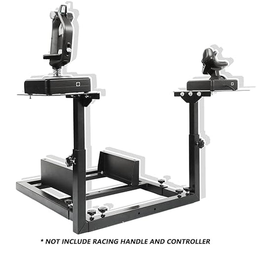 Anman Connecting Seat Racing Simulator Stand Double Shifters Fits for Logitech G920 G29 G923/Thrustmaster T300RS T150S TX Fanatec PC PS4 Xbox One,Without Steering Wheel, Pedal, Handbrake,Seat