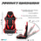 Anman Versatile Flight Sim Stand with Seat Fits for Logitech/Thrustmaster G29,G920,G923,X52,G PRO,T16000,T80,T300,Double Gearshift Lever Racing Wheel Mount Simulator Cockpit,Electronics Not Included