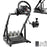 Anman Stability Racing Wheel Stand fit for Logitech/Thrustmaster/PC/Fanatec G27,G29,G920,G923,T150,T248,T300,TMX,Upgrade Steering Shifter Mount Cockpit,Wheel Shifter Pedals NOT Included