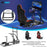 Anman Gaming Simulator Cockpit with Monitor Stand, Not included Wheel Shifter Pedal Seat