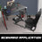 Anman Pro Steering Wheel Stand fits for Logitech/Thrustmaster g25,g27,g923,t3pa,T248x,T80,T300RS TX, 50mm Round Tube Freedom Upgrade Racing Simulator Cockpit Steering Wheel Pedal Seat Not Included