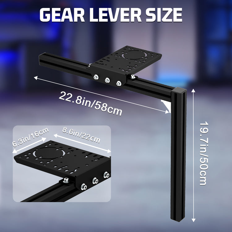 Anman Gear Shift Platform Fit for Aluminum Profile Racing Simulation Cockpit Gearshift Mount