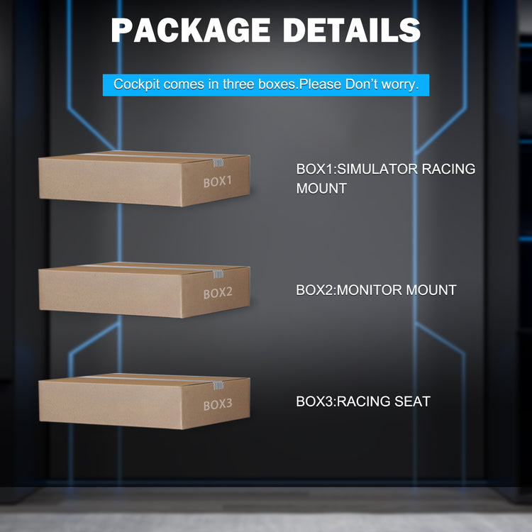 Anman Racing Sim Cockpit with Triple Monitor Mount and Seat Fits for Logitech/Thrustmaster/Fanatec/Moza G29 G920 G923 CSL-DD T248 Driving Simulator Cockpit Without Steering Wheel, Pedals and Shifter