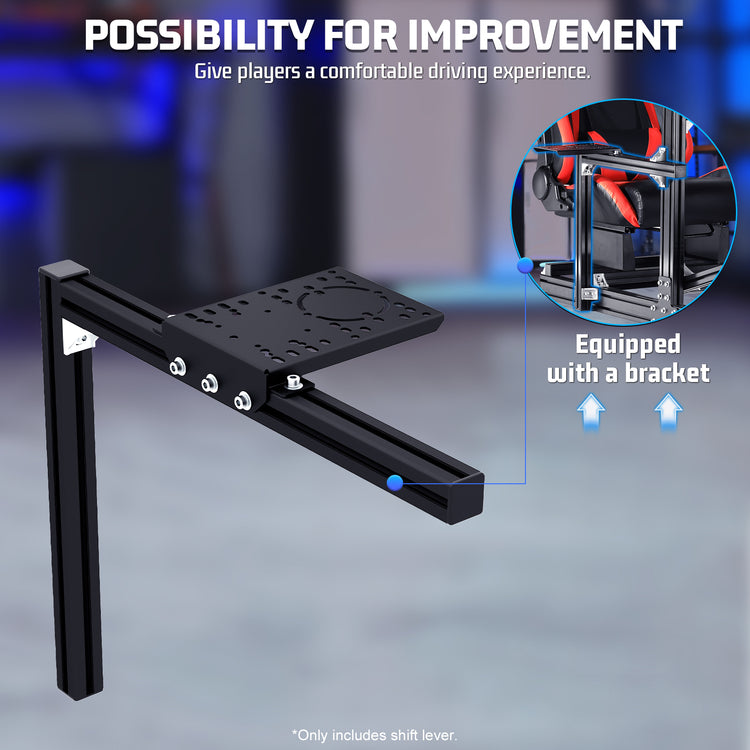 Anman Gear Shift Platform Fit for Aluminum Profile Racing Simulation Cockpit Gearshift Mount