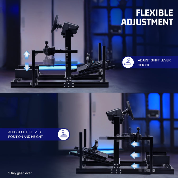 Anman Gear Shift Platform Fit for Aluminum Profile Racing Simulation Cockpit Gearshift Mount