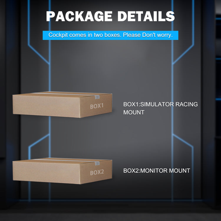 Anman Racing Simulator Cockpit with Triple Monitor Stand fits for Logitech/for Thrustmaster g25 g27 g923 T248x T-GT T300RS TX, φ50mm Round Tube Freedom Upgrade Racing Simulator Cockpit Steering Wheel Pedal Seat Not Included