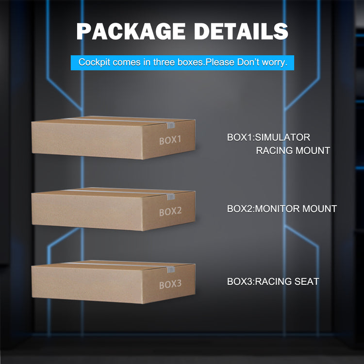 Anman Racing Sim Simulator Cockpit with Black Seat with Display Stand fit for Logitech G29 G25 G920 G923, for Thrustmaster T248,Not Include Wheel Shifter Pedals Monitor