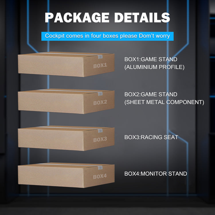 Anman Sim Racing Cockpit 8040 Aluminium Profile Racing Stand with Triple Monitor Stand, Fit for Using Direct Drive Steering Wheel GPRO CSLDD T818 Driving Simulator Cockpit with Black Seat Not Include Steering Wheel,Pedals,Handbrake
