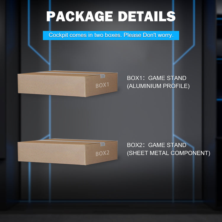 Anman 3060 Aluminum Profiles Racing Simulator Cockpit,Fully Adjustable , Support for Logitech/Thrustmaster/Fanatec,Not Include Steering Wheel,Pedals,Handbrake