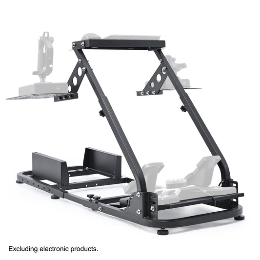 Anman Versatile Flight Sim Stand Pro Fits for Logitech G29 G920 G923 X52 G PRO,for Thrustmaster T16000 T248x T80 T300,Racing Simulator Wheel Mount,Electronics Not Included